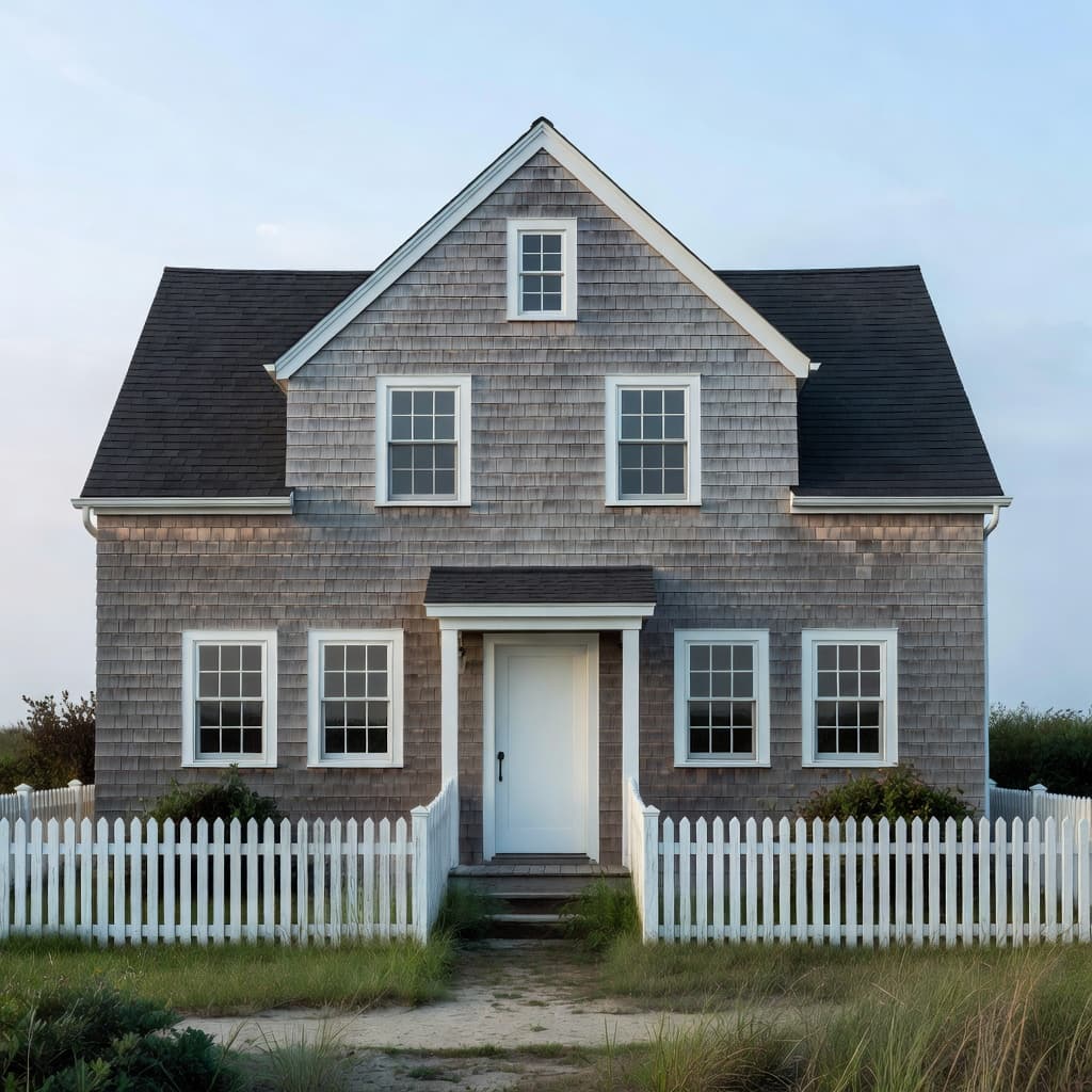 Cape Cod home exterior — visualized with DecorAI