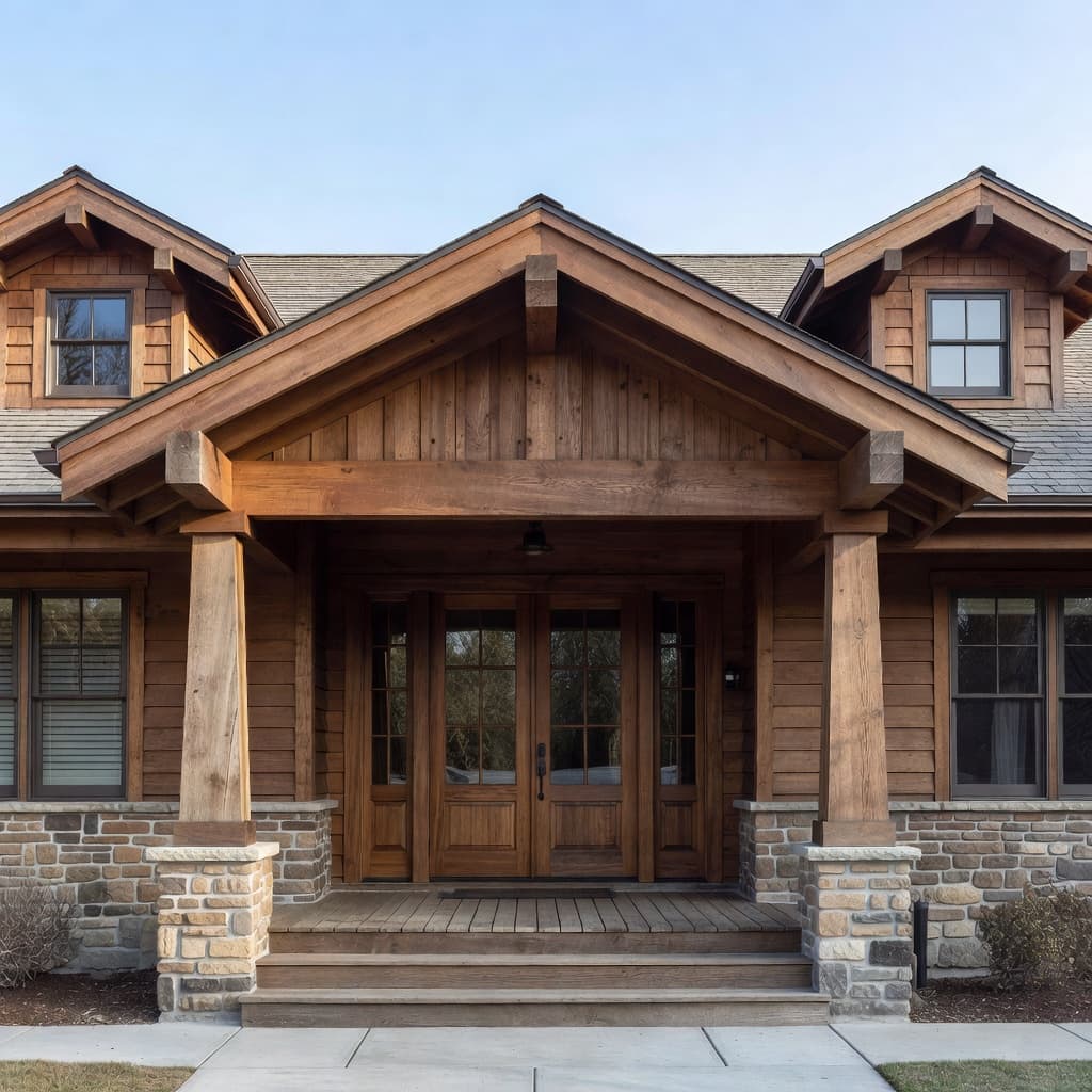 Craftsman / Bungalow home exterior — visualized with DecorAI