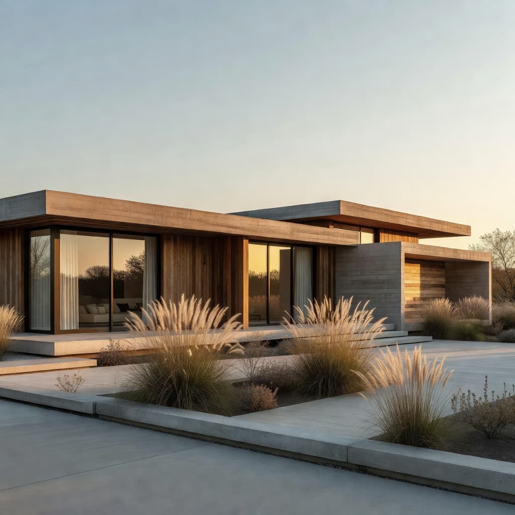 Modern Architecture home exterior — visualized with DecorAI